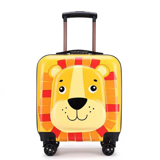 Tas Koper Bagasi Anak Troli Roda 4 Ukuran 18Inch LK004