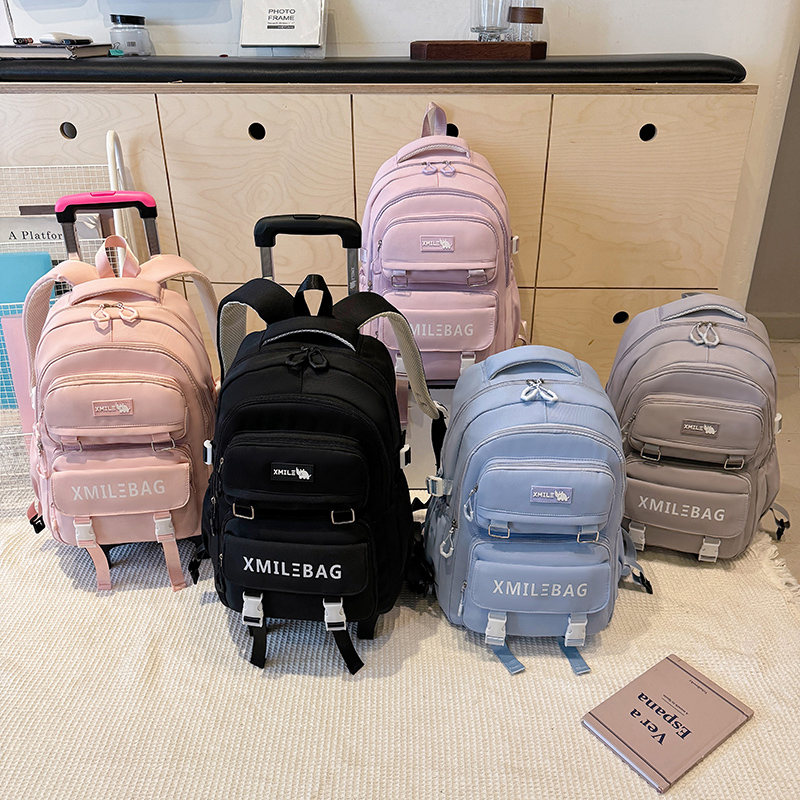 XMILE Tas Troli 3 Roda Ransel Wanita Premium Import XM009